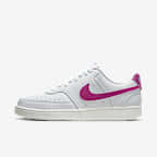 靴 Nike WMNS Court Vision White Violet Women's Trainers Nike Court Vision Low Next Nature - Nike